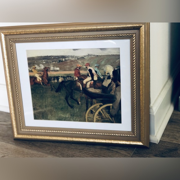 The Race Course: Amateur Jockeys Near a Carriage, 1876-1887 By Edgar Degas - Picture 2 of 10